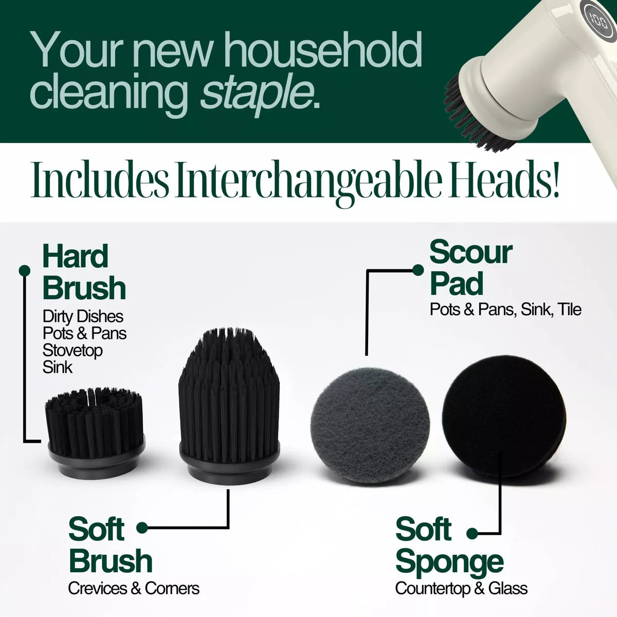 Sonic Power Electric Scrubber